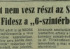 A Fidesz és az SZDSZ szerint a köztelevízió a kormány szócsöve