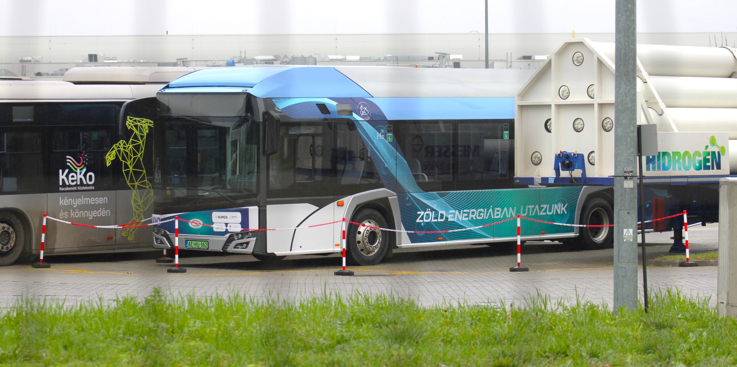 Lesifotók: már Kecskeméten van a hidrogénbusz, kérdés, mikortól szállít utasokat