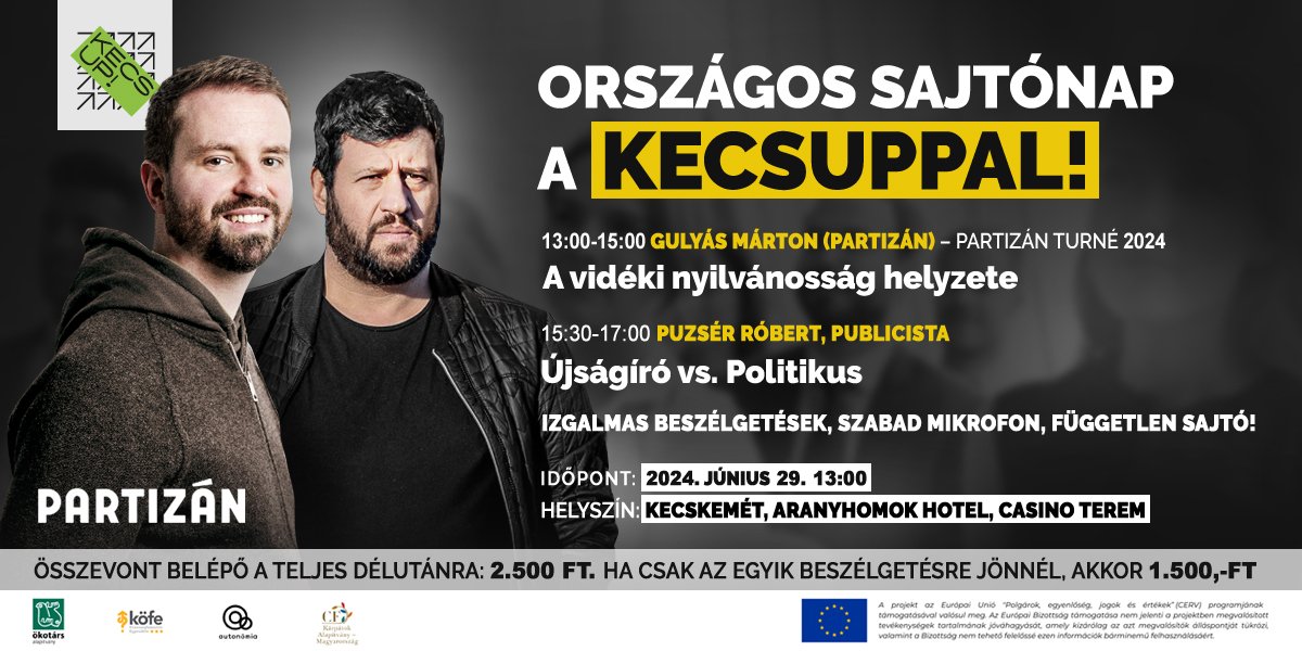 Országos sajtónap a KecsUPpal