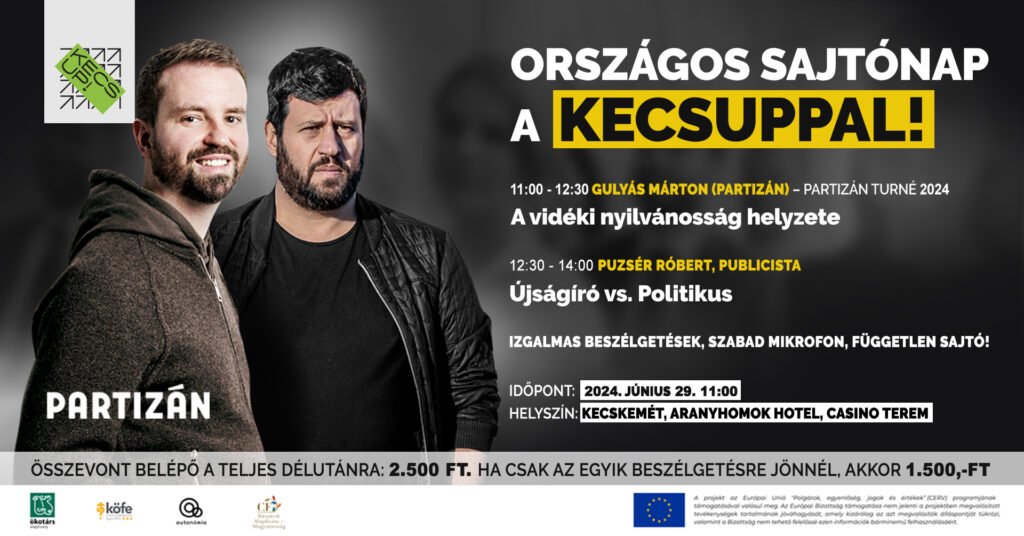 Országos sajtónap a KecsUPpal