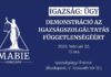 Tüntetnek a bírók az igazságszolgáltatás függetlenségéért, a Kossuth térről az Igazságügyi Minisztériumig vonulnak