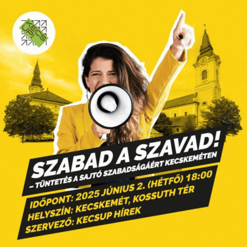 Szabad a szavad - 24 órás kiállás a sajtó és a civilek szabadágáért!