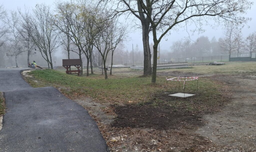Műkertvárosi pump track pálya