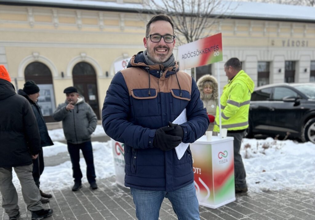 Muhari Gergely, a Tisza Párt országgyűlési képviselő-jelöltje