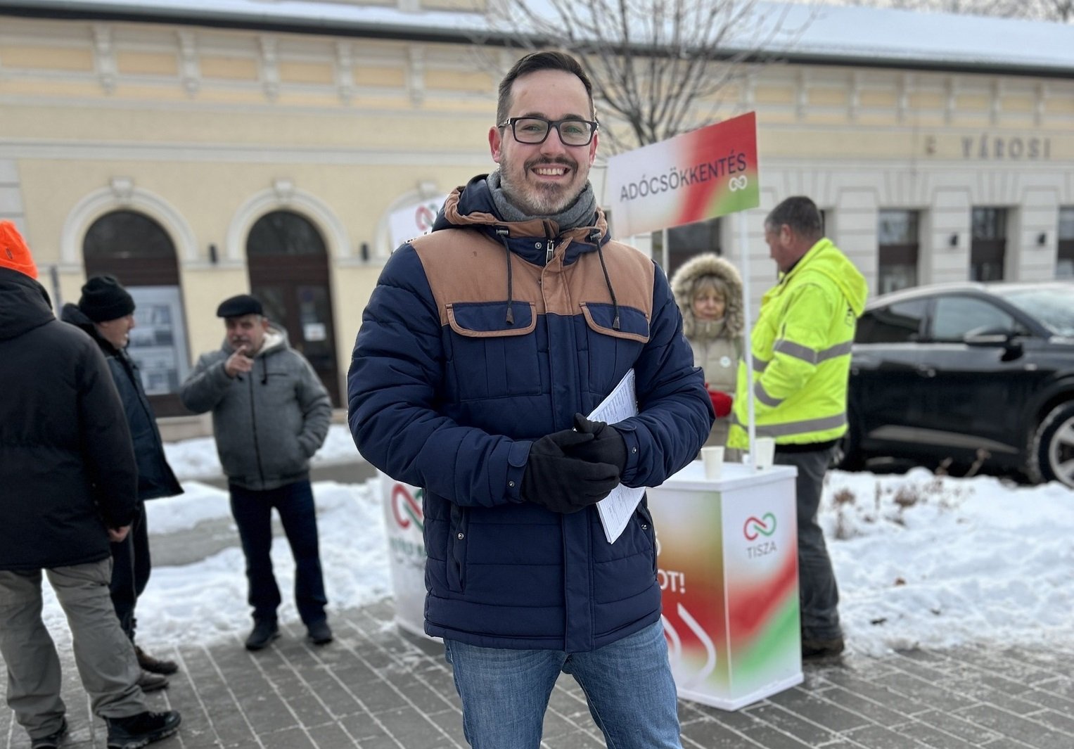 Muhari Gergely, a Tisza Párt országgyűlési képviselő-jelöltje