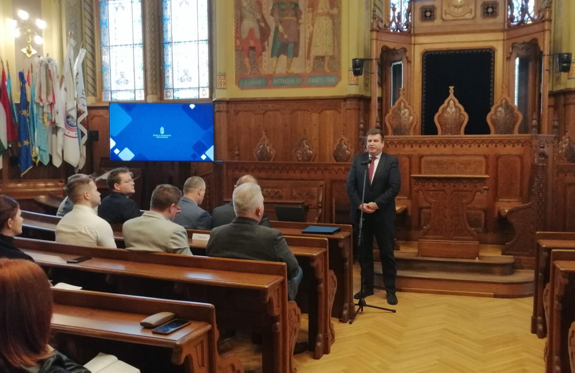 Nyul Zoltán, az Építési és Közlekedési Minisztérium (ÉKM) magasépítésért felelős helyettes államtitkára